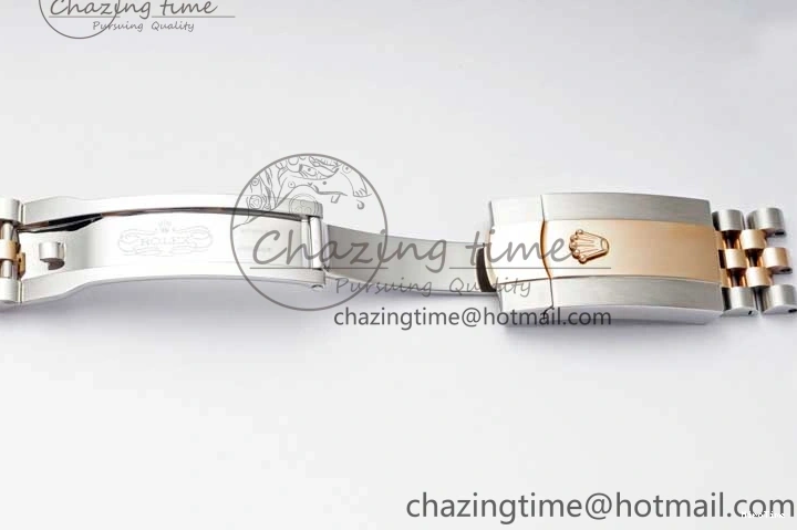 MiroTime 0504 DateJust 36 SS RG DIWF 1:1 Best Edition 904L Steel Gray Stick Dial on Jubilee Bracelet SA Original 2321